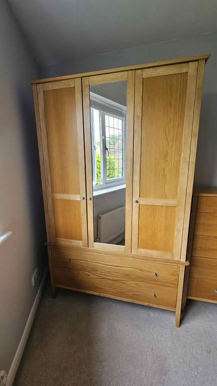 Photo of free Modern, light oak, double wardrobe (Chelmsford, CM1) #1