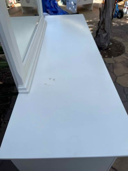 Photo of free 3 piece white bedroom furniture (Campbell) #3