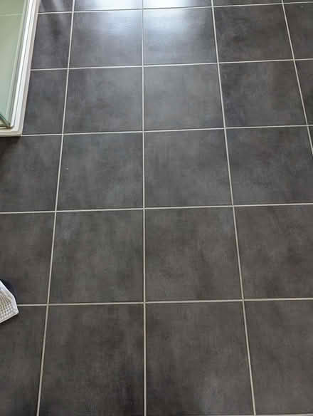 Photo of free 12 Grey Ceramic Floor Tiles - 31.5cms x 31.5cms (Wokingham RG40) #1