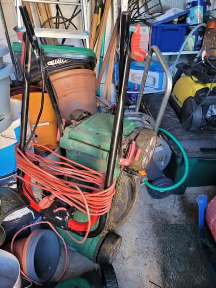 Photo of free Qualcast electric mower and box (City of Bristol BS4) #3