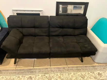 Photo of free Black futon / sofa bed (South Los Ángeles) #2