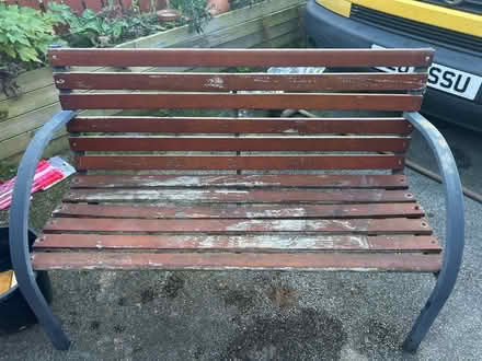Photo of free Battered Garden Bench (Bradford BD10) #1