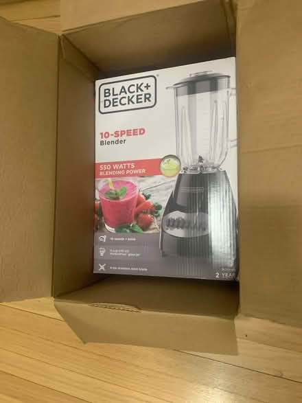 Photo of free black&decker 10 speed blender (noyes purple line) #1
