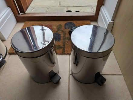 Photo of free Pedal bins, stainless steel (Didsbury M20) #2