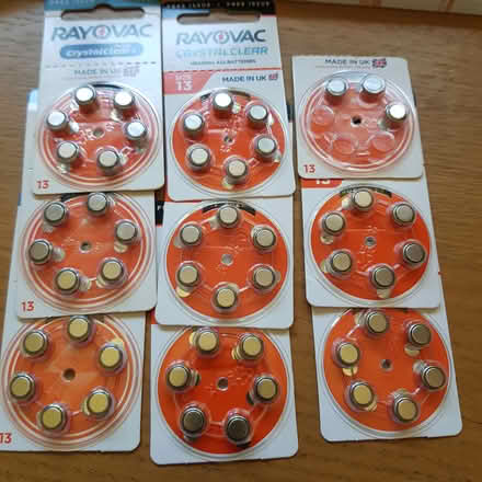 Photo of free Hearing Aid Batteries 1.45V (GU9 9e) #1