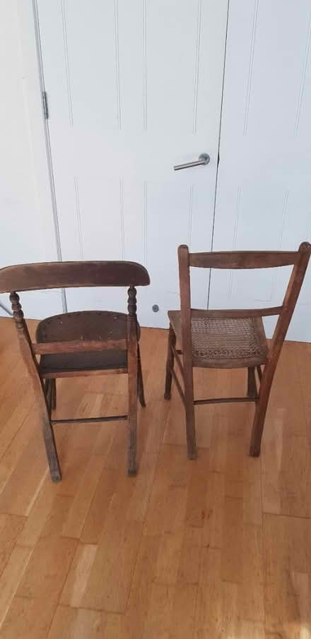 Photo of free 2 Victorian Kitchen/ bedroom Chairs (HP10 penn) #4