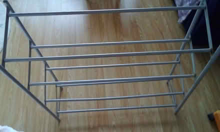 Photo of free metal shoe rack (Trefnant LL16) #1