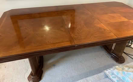 Photo of free Dining table and 6x chairs (Parkgate) #3