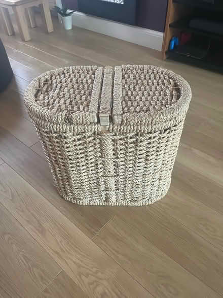 Photo of free Wicker laundry basket (Whyteleafe, CR3) #1