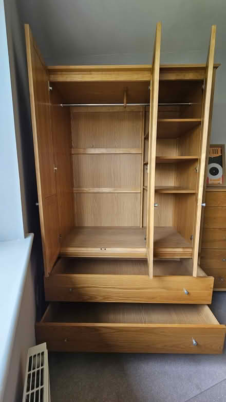 Photo of free Modern, light oak, double wardrobe (Chelmsford, CM1) #2
