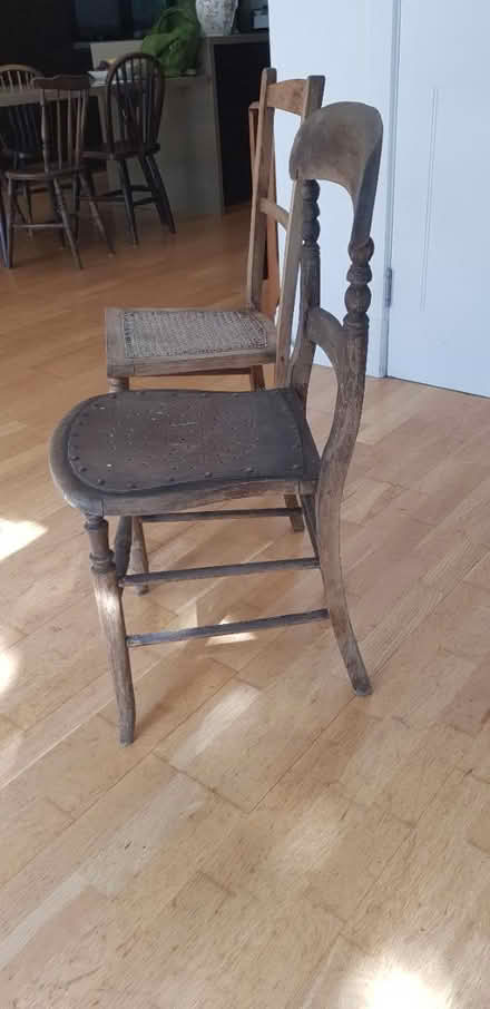 Photo of free 2 Victorian Kitchen/ bedroom Chairs (HP10 penn) #3
