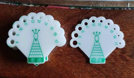Photo of free Knitting needle gauge x9 (West Hove BN3) #1