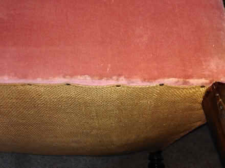 Photo of free Antique pink velvet settee (Grayrigg LA8) #2