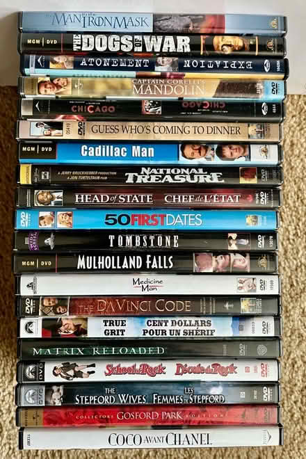 Photo of free DVD collection (North West Aurora) #1