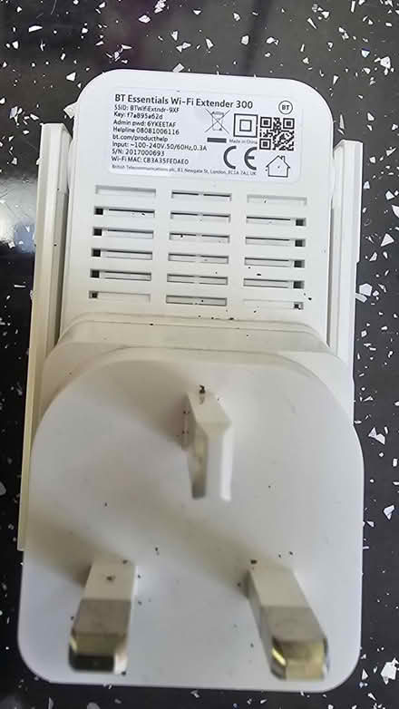 Photo of free BT Essentials Wi-Fi Extender 300 (Harlow, CM19) #1