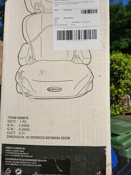 Photo of free Child's car seat for 4 years to 12 years (Weybridge KT13) #2