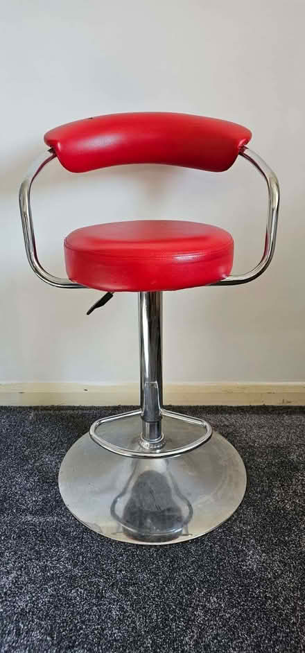 Photo of free Red Bar chair (Rochdale OL11) #1