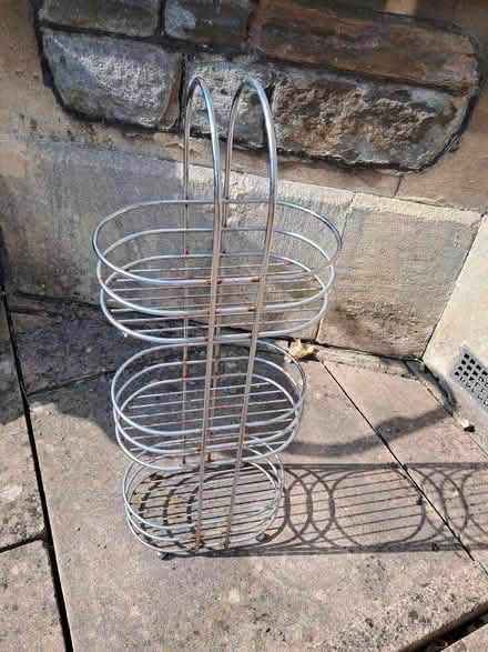 Photo of free Frrestanding metal bathroom shelves (Oldfield Park) #1