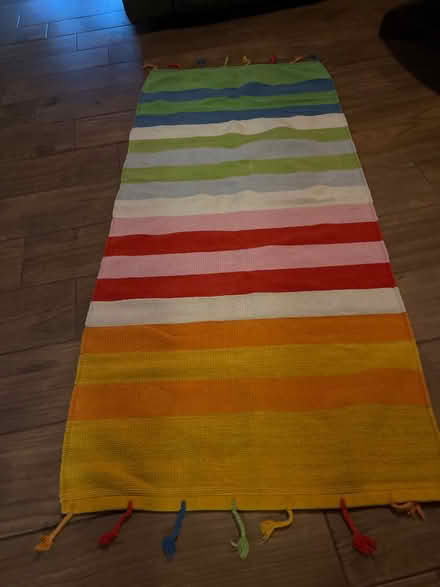 Photo of free IKEA kids rug, rainbow (Houston 77035) #1