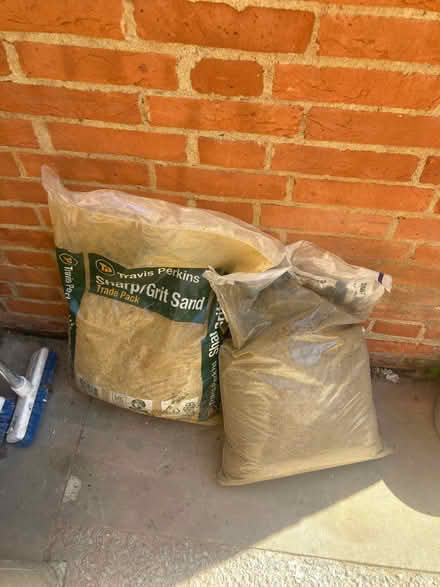 Photo of free Two bags of sharp sand (Eton College SL4) #1