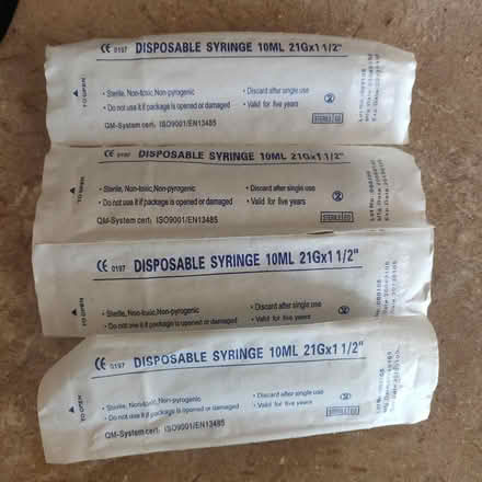 Photo of free 10ml Syringes x4 (Finchampstead, RG40) #2