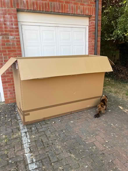 Photo of free Huge cardboard box (Barton le clay) #1