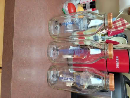 Photo of free glass milk bottles (Hazlet) #1