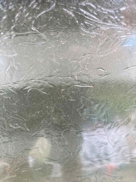 Photo of free Oak leaf frosted pane of glass (Stretford M32) #2