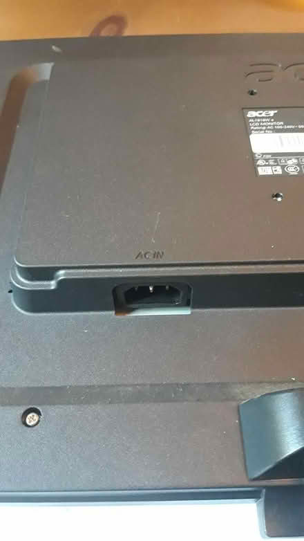 Photo of free Monitor without power lead (S10 Crookes) #2