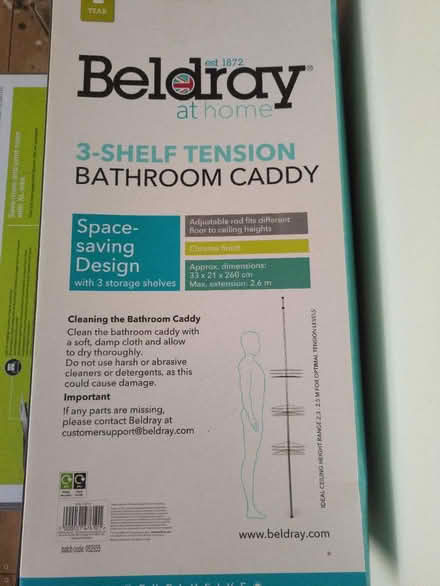 Photo of free 3tier tension bathroom caddy (GL4) #3
