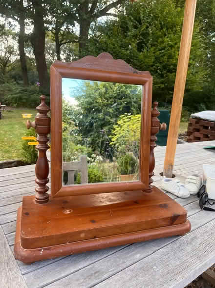 Photo of free Free standing Pine Swivel Mirror (Hales Bridge RH5) #1