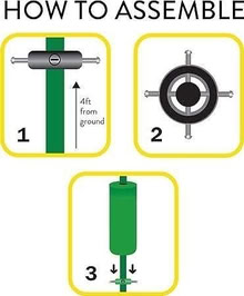 Photo of free metal baffle for bird feeder pole (Cheltenham GL53) #2