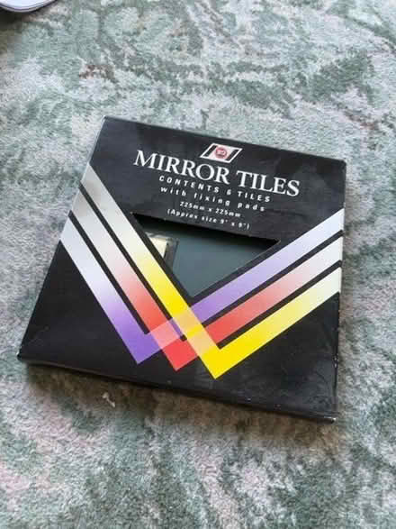 Photo of free Mirror tiles (Marford LL12) #1