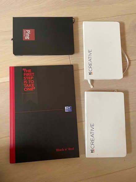 Photo of free Notebooks (partially redacted) (Cambridge station area) #1