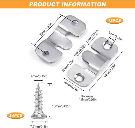Photo of Wall brackets (Woodley RG5) #1