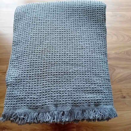 Photo of free Grey Waffle Cotton Throw (Hoddesdon EN11) #1