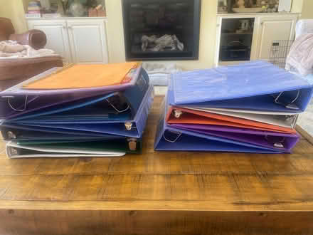 Photo of free Binders - various sizes and colors (Larkspur) #1