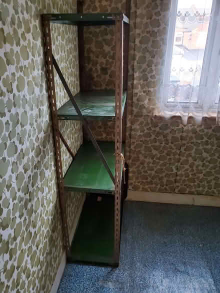 Photo of free Metal storage shelf (NW10) #2