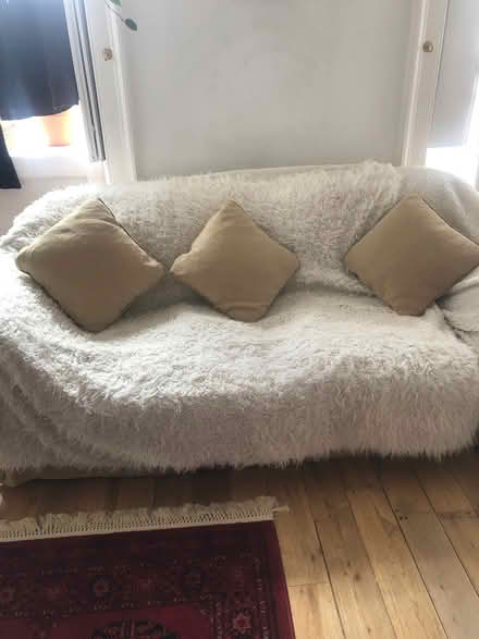 Photo of free Sofa bed with removable covers (Bath.) #1