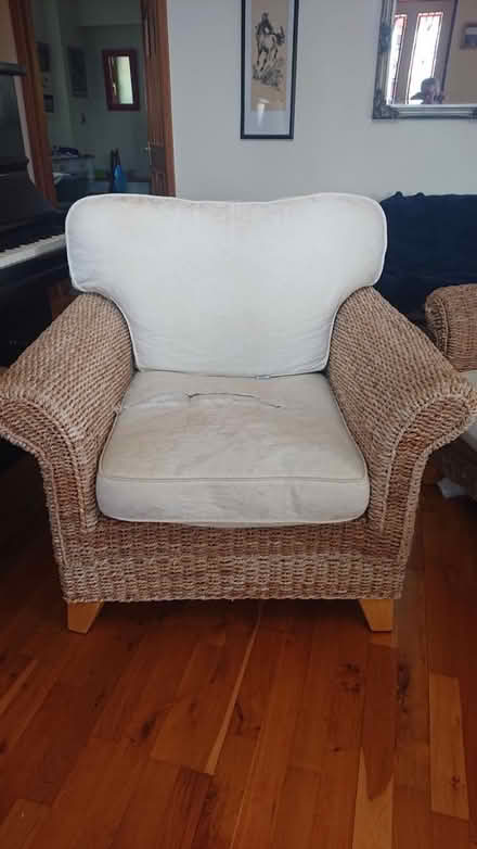 Photo of free Three Wicker Sofas (CT21) #2