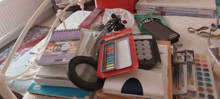 Photo of free Artist paints, canvases. Art pass paint brushes (Burton Joyce NG14) #3