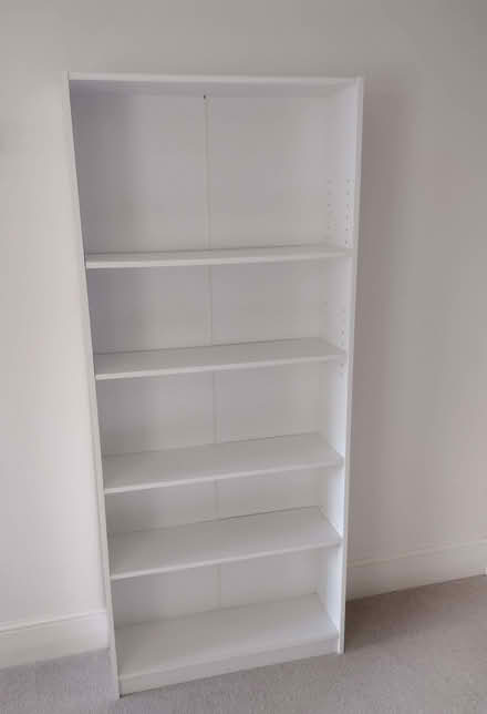 Photo of free White Melamine Bookshelf (CT14) #1