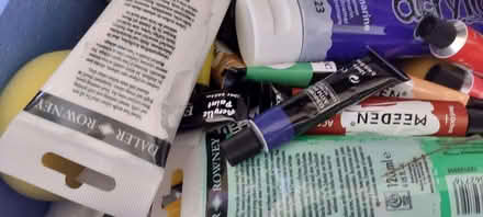 Photo of free Artist paints, canvases. Art pass paint brushes (Burton Joyce NG14) #2