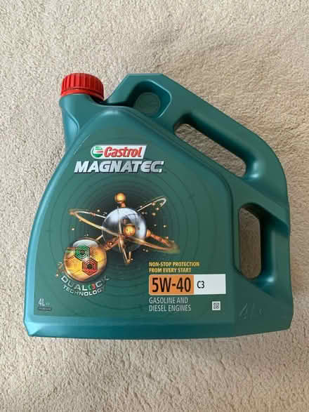 Photo of free Castrol Magnatec engine oil (Odd down) #1