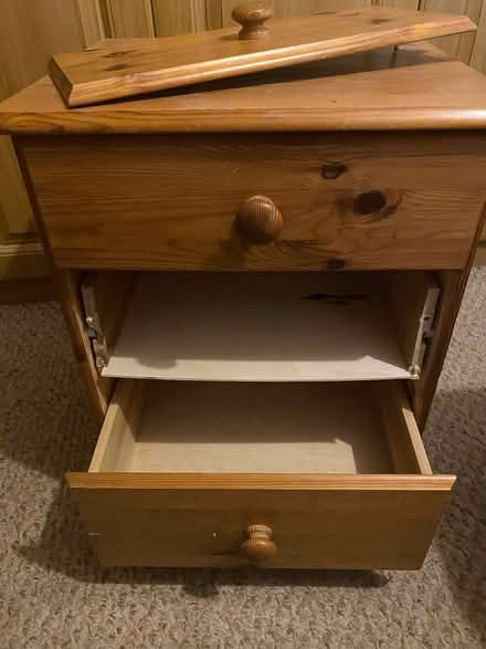 Photo of free Wooden 3-drawer piece (Sandyford) #1