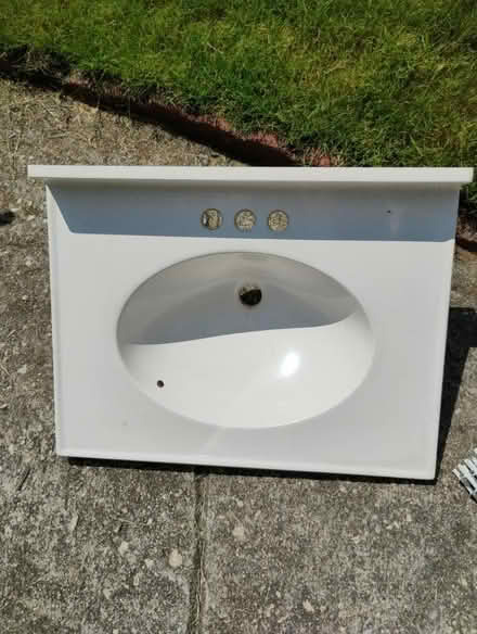 Photo of free Vanity sink and wire shelves (Stone Mountain near Rockbridge) #2
