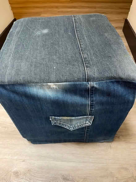 Photo of free Ikea padded square stool/foot rest (S10 Ranmoor) #1