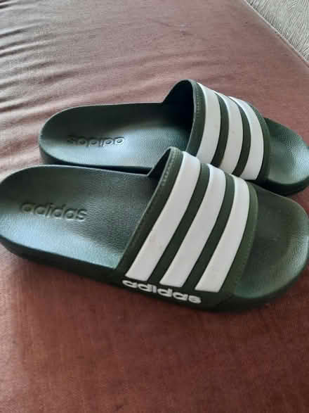 Photo of free Green Adidas sliders (ME20) #1
