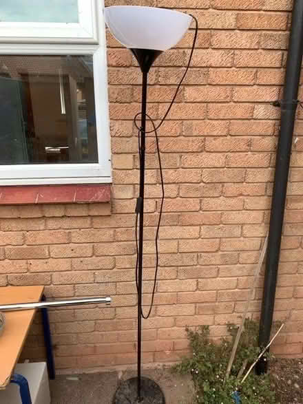 Photo of free Floor standing lamp Plastic top not glass (Ledbury HR8) #1