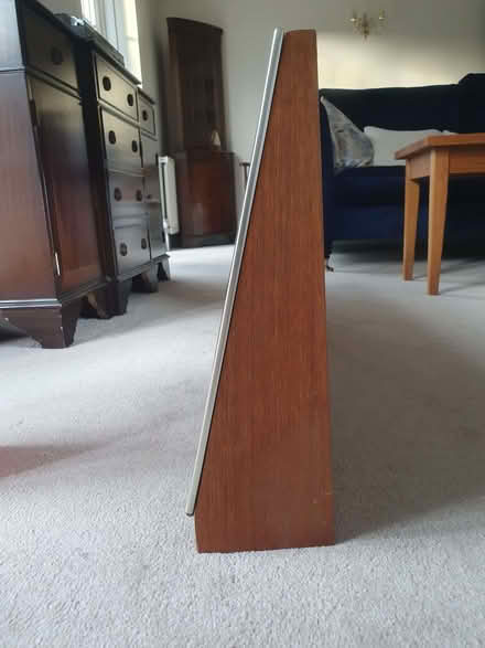Photo of free Long Dressing Table Mirror - 1970's Retro - Solid Wood Stand (Welwyn Garden City AL8) #2